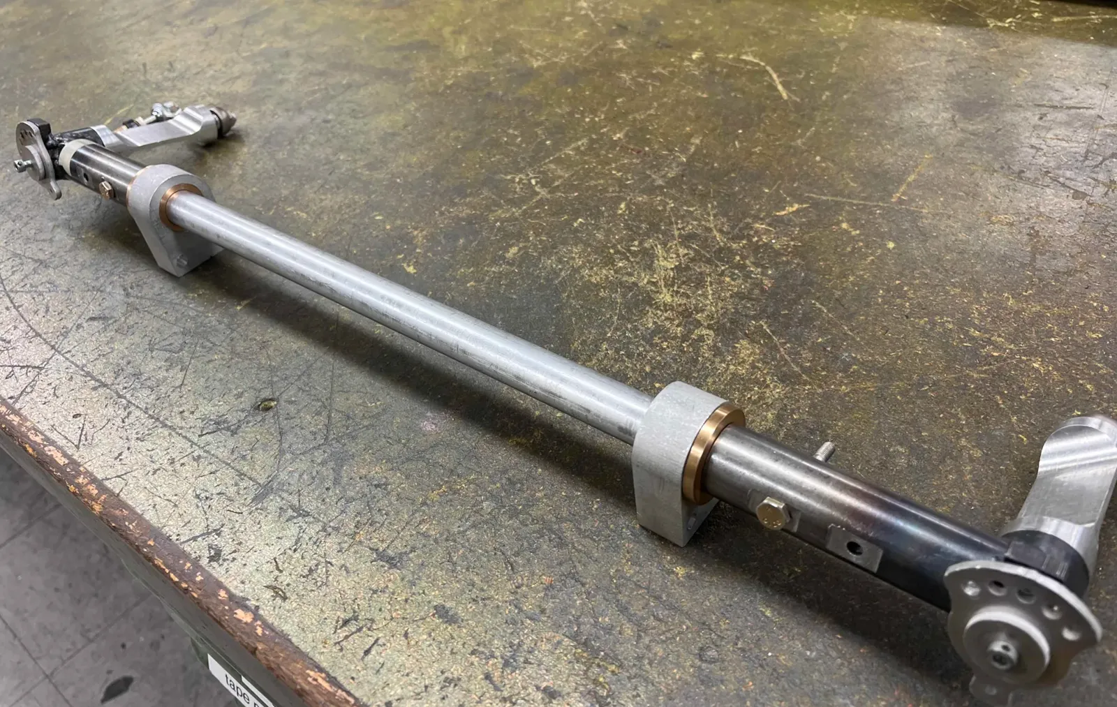 Finished machined anti-roll bar assembly
